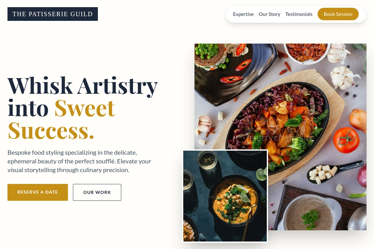 Soufflé Food Styling