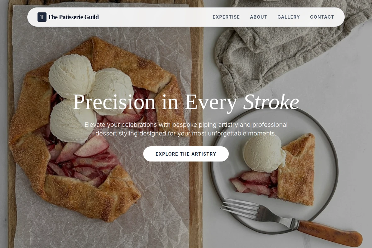 Piping Food Styling