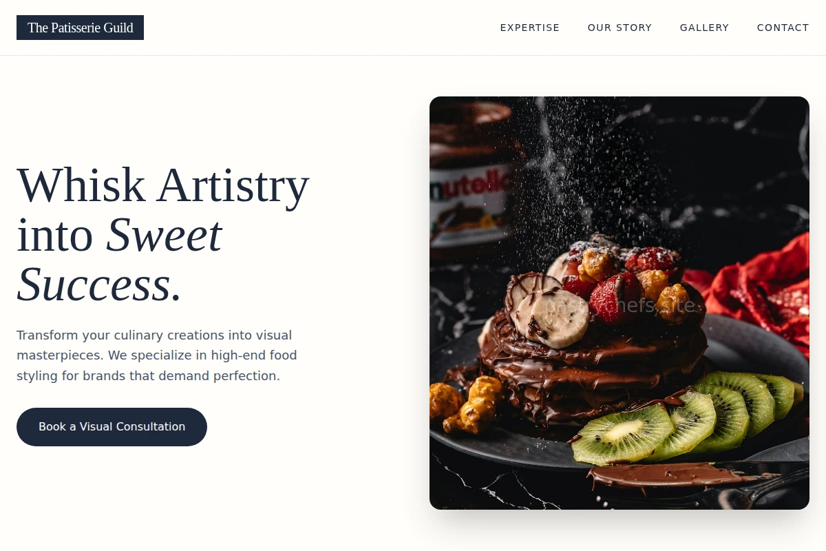 Chef Food Styling