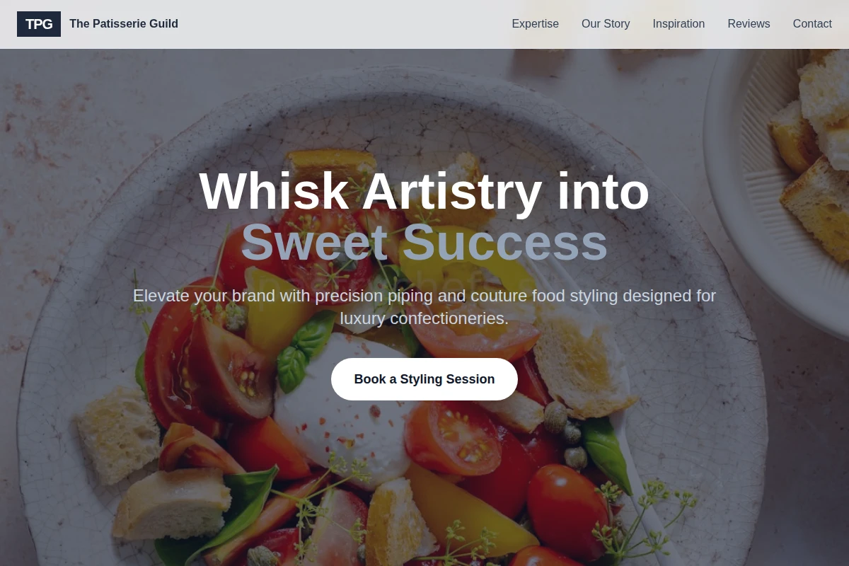 Piping Food Styling