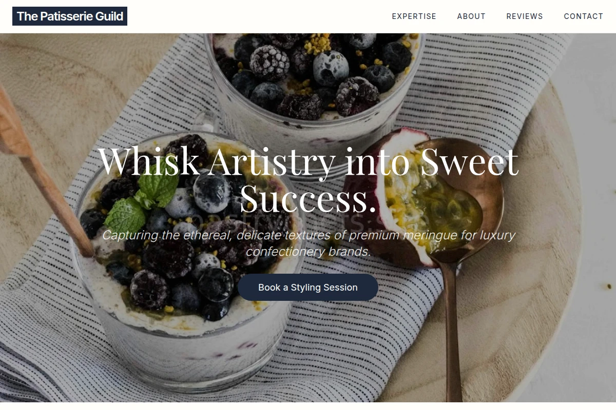 Meringue Food Styling